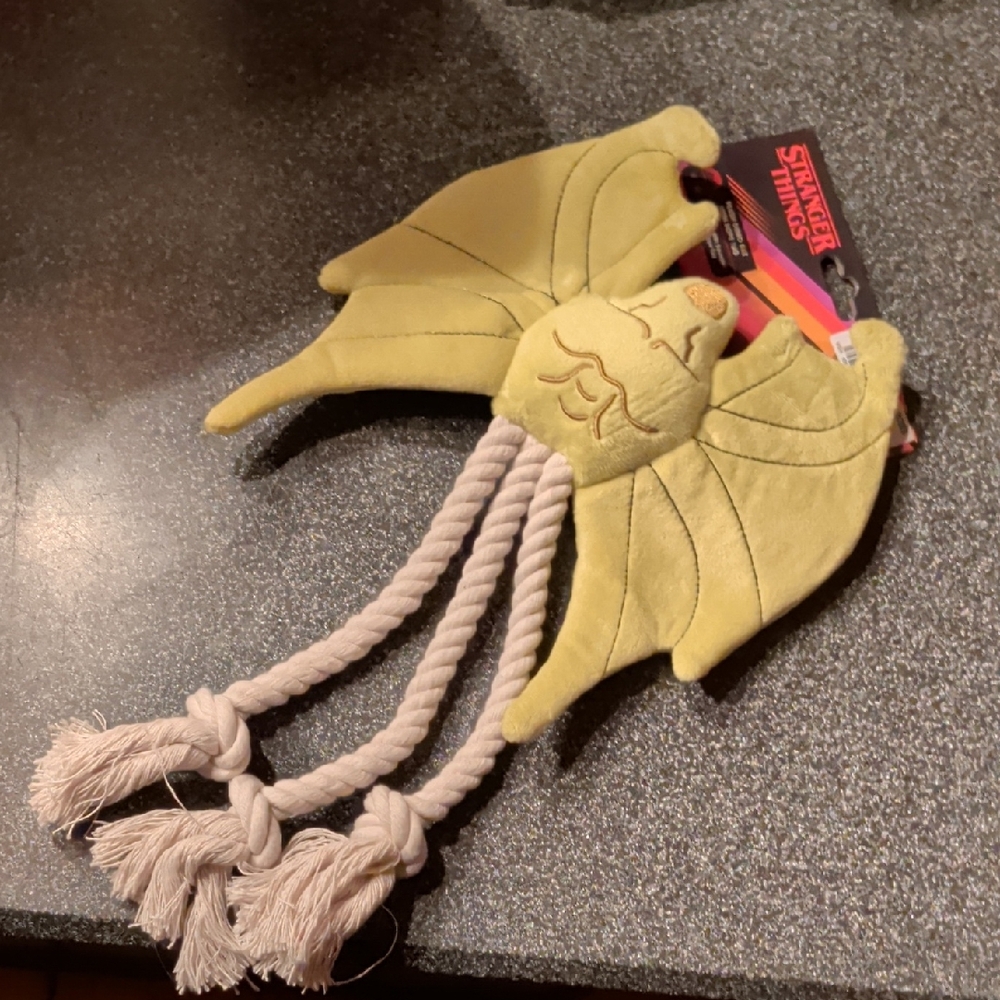 Stranger Things plush Demobat  Rope Tug, New!!